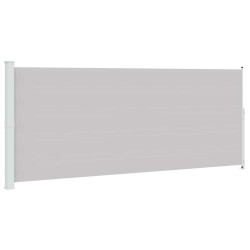 Auvent latéral rétractable de patio 200x500 cm Gris 556202556202