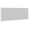 Auvent latéral rétractable de patio 200x500 cm Gris 556202556202