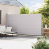 Auvent latéral rétractable de patio 200x500 cm Gris 556202556202