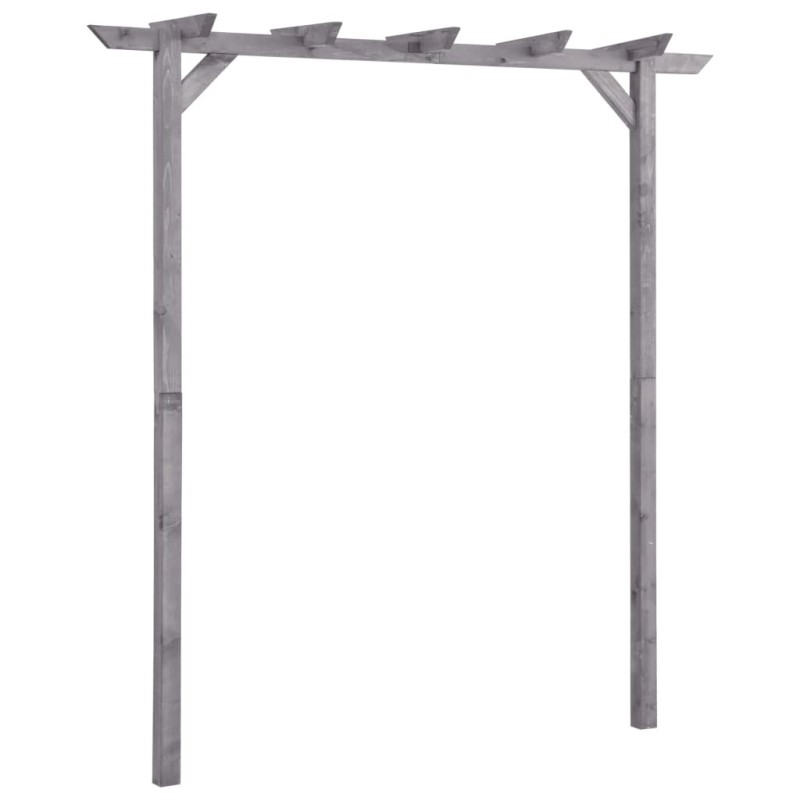 Pergola de jardin Gris 200x40x205 cm Bois de pin imprégné 556206556206