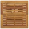 Table de bar Noir 80x80x110 cm Résine tressée et bois d'acacia 556213556213