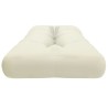 Coussin de palette crème 120x40x12 cm tissu 556226556226