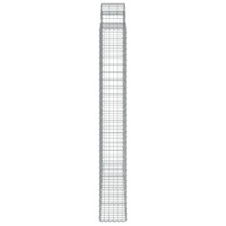 Paniers à gabions arqués 3 pcs 200x30x220/240 cm fer galvanisé 556228556228