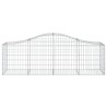 Paniers à gabions arqués 8 pcs 200x50x60/80 cm Fer galvanisé 556230556230
