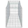Paniers à gabions arqués 8 pcs 200x50x60/80 cm Fer galvanisé 556230556230