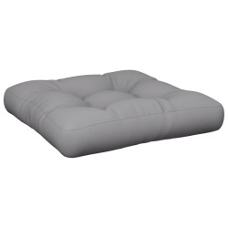 Coussin de palette gris 60x60x12 cm tissu 556242556242