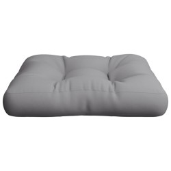 Coussin de palette gris 60x60x12 cm tissu 556242556242