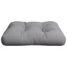Coussin de palette gris 60x60x12 cm tissu 556242556242