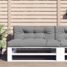 Coussin de palette gris 120x40x12 cm tissu 556249556249