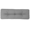 Coussin de palette gris 120x40x12 cm tissu 556249556249