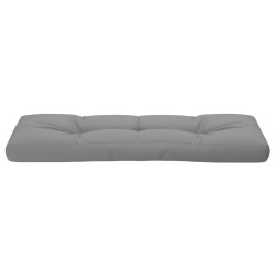 Coussin de palette gris 120x40x12 cm tissu 556249556249