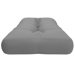Coussin de palette gris 120x40x12 cm tissu 556249556249