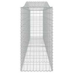 Paniers à gabions arqués 3 pcs 400x50x100/120 cm Fer galvanisé 556250556250