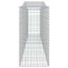 Paniers à gabions arqués 3 pcs 400x50x100/120 cm Fer galvanisé 556250556250