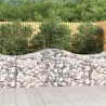 Paniers à gabions arqués 5 pcs 200x50x80/100 cm Fer galvanisé 556252556252