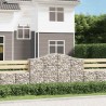 Paniers à gabions arqués 5 pcs 200x50x120/140 cm Fer galvanisé 556253556253