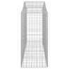 Paniers à gabions arqués 5 pcs 200x50x120/140 cm Fer galvanisé 556253556253