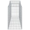 Paniers à gabions arqués 6 pcs 200x50x80/100 cm Fer galvanisé 556256556256