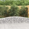 Paniers à gabions arqués 5 pcs 400x50x40/60 cm Fer galvanisé 556258556258