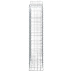 Paniers à gabions arqués 3 pcs 200x50x220/240 cm Fer galvanisé 556260556260