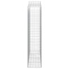 Paniers à gabions arqués 3 pcs 200x50x220/240 cm Fer galvanisé 556260556260