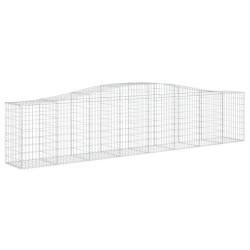 Paniers à gabions arqués 3 pcs 400x50x80/100 cm Fer galvanisé 556267556267