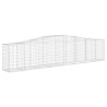Paniers à gabions arqués 3 pcs 400x50x80/100 cm Fer galvanisé 556267556267