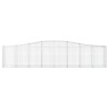 Paniers à gabions arqués 3 pcs 400x50x80/100 cm Fer galvanisé 556267556267