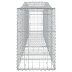 Paniers à gabions arqués 3 pcs 400x50x80/100 cm Fer galvanisé 556267556267