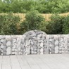 Paniers à gabions arqués 8 pcs 200x30x80/100 cm Fer galvanisé 556269556269