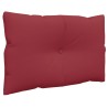 Coussins de palette lot de 2 rouge bordeaux tissu 556276556276