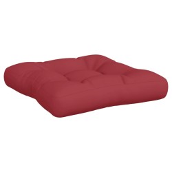 Coussins de palette lot de 2 rouge bordeaux tissu 556276556276