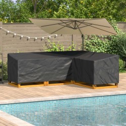 Housse pour meubles Noir 260 x 210 x 80 cm Tissu Oxford 420D 556281556281