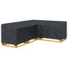 Housse pour meubles Noir 260 x 210 x 80 cm Tissu Oxford 420D 556281556281