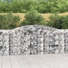 Paniers à gabions arqués 3 pcs 400x50x100/120 cm Fer galvanisé 556288556288