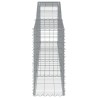 Paniers à gabions arqués 3 pcs 400x50x100/120 cm Fer galvanisé 556288556288