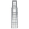 Paniers à gabions arqués 3 pcs 400x30x100/120 cm Fer galvanisé 556290556290