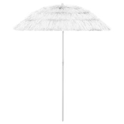 Parasol de plage Hawaii blanc 180 cm 556294556294