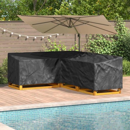 Housse pour meubles Noir 260 x 210 x 80 cm Tissu Oxford 600D 556296556296