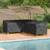 Housse pour meubles Noir 260 x 210 x 80 cm Tissu Oxford 600D 556296556296
