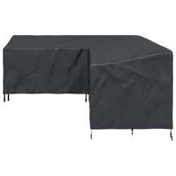 Housse pour meubles Noir 260 x 210 x 80 cm Tissu Oxford 600D 556296556296