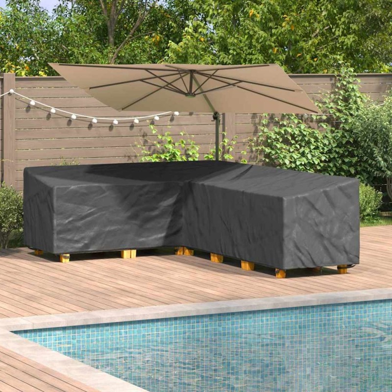 Housse pour meubles Noir 286 x 222 x 80 cm 556297556297