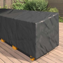 Housse pour meubles Noir 286 x 222 x 80 cm 556297556297