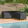 Housse pour meubles Noir 250 x 180 x 80 cm Tissu Oxford 600D 556301556301