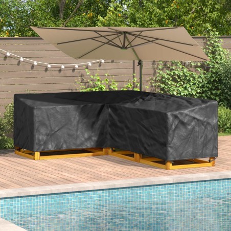 Housse pour meubles Noir 260 x 210 x 80 cm Tissu Oxford 420D 556302556302