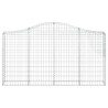 Paniers à gabions arqués 6 pcs 200x30x100/120 cm Fer galvanisé 556314556314