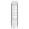 Paniers à gabions arqués 6 pcs 200x30x100/120 cm Fer galvanisé 556314556314