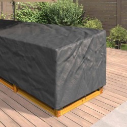 Housse pour meubles Noir 330 x 255 x 80 cm Tissu Oxford 600D 556316556316