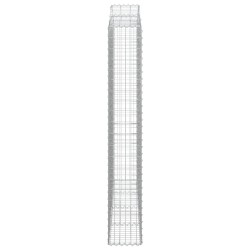 Paniers à gabions arqués 3 pcs 200x30x200/220 cm fer galvanisé 556318556318
