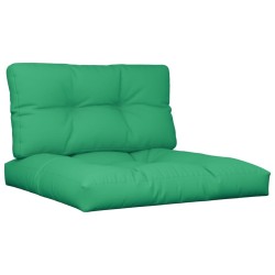 Coussins de palette lot de 2 vert tissu 556322556322